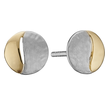 Christina Collect Gold-plated/sterling silver Mix it Beautiful stud earrings, also available in gold-plated silver and silver, model 671-BB90